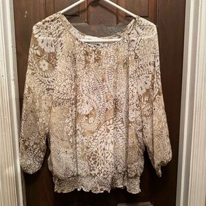 Women’s Large Cathy Daniels Long Sleeve Blouse